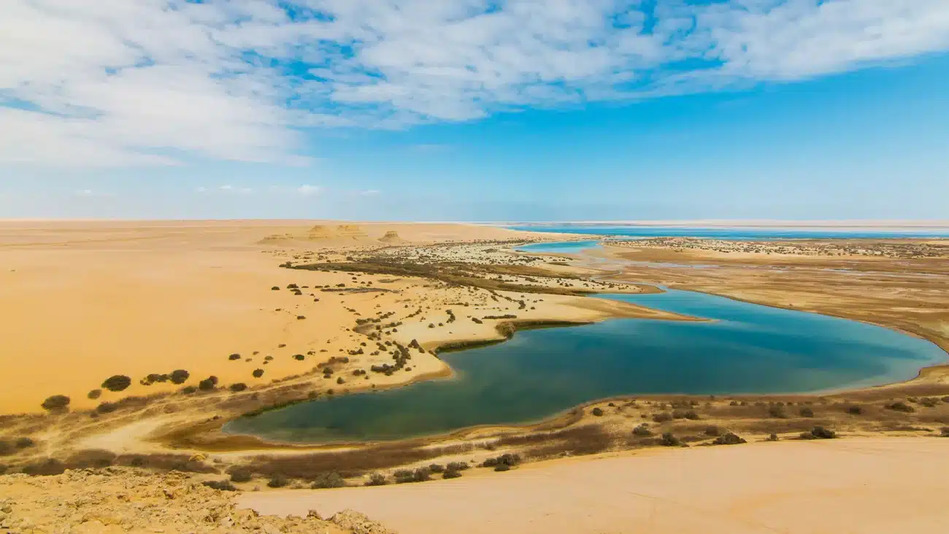 Lake Qarun in Fayoum