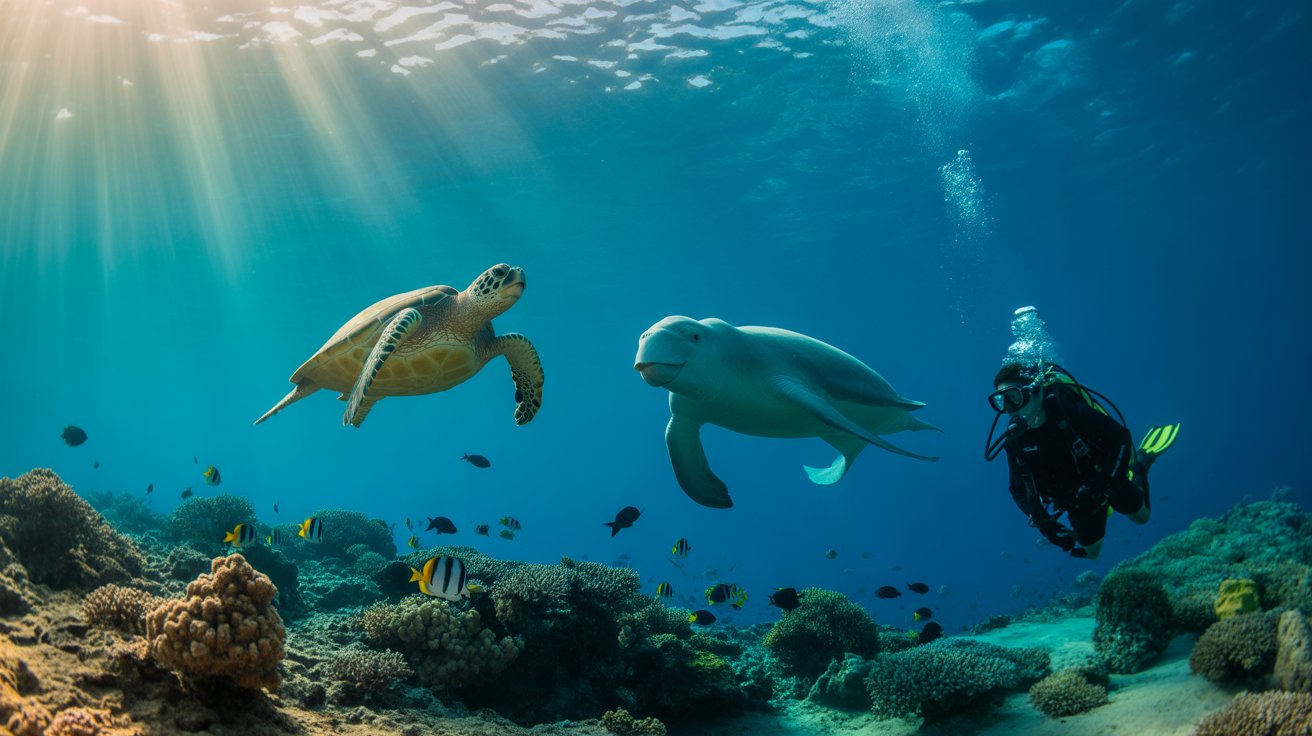 Plongée à Marsa Alam : à la rencontre des tortues et des dugongs