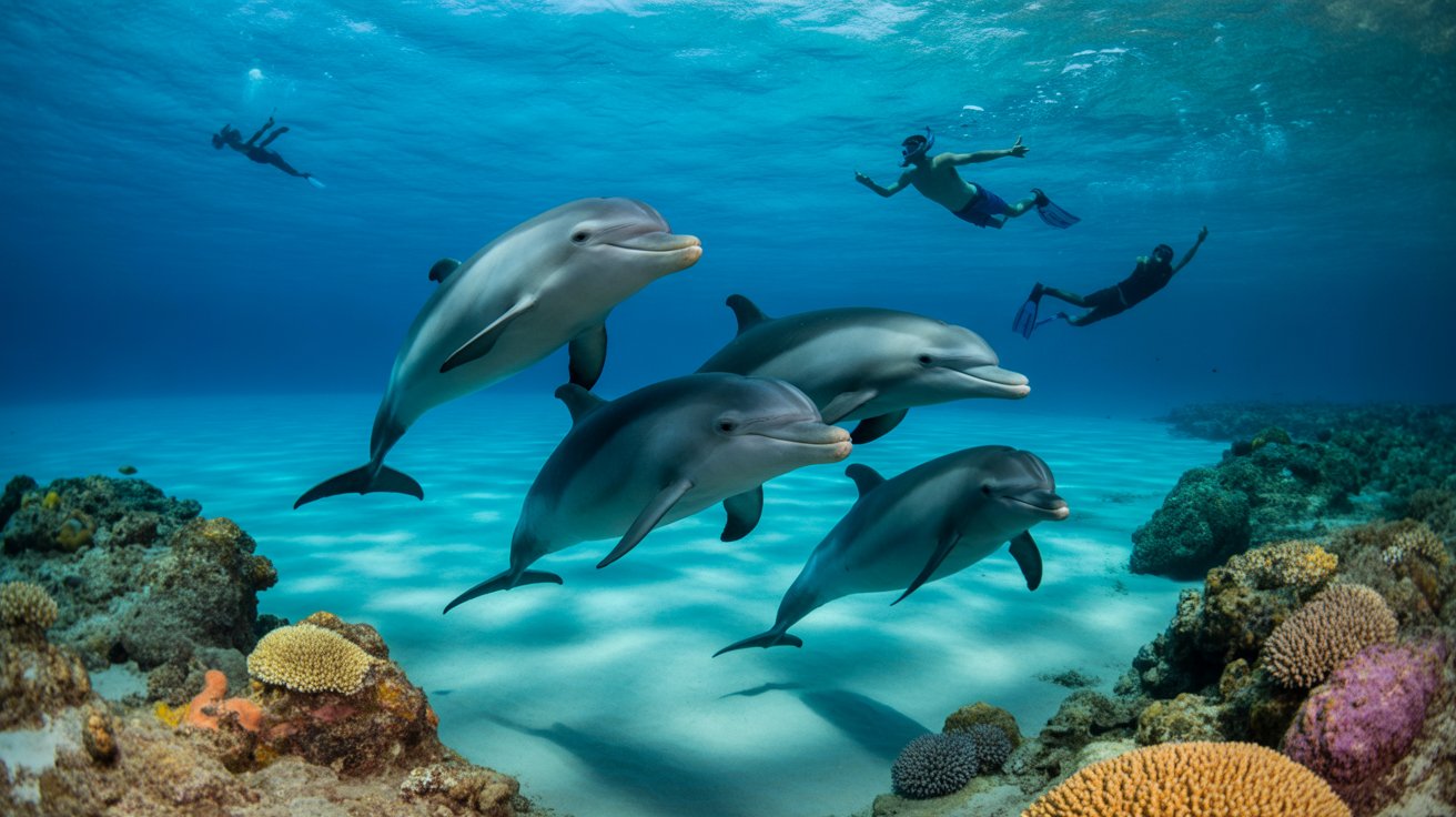 Sataya Reef : Swimming with Dolphins in the Red Sea